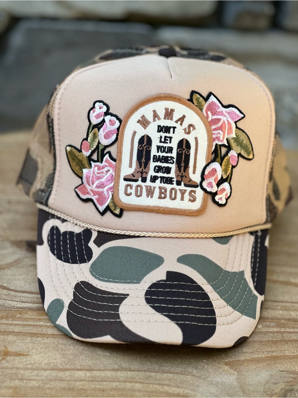 NEW Custom Trucker Hat camo